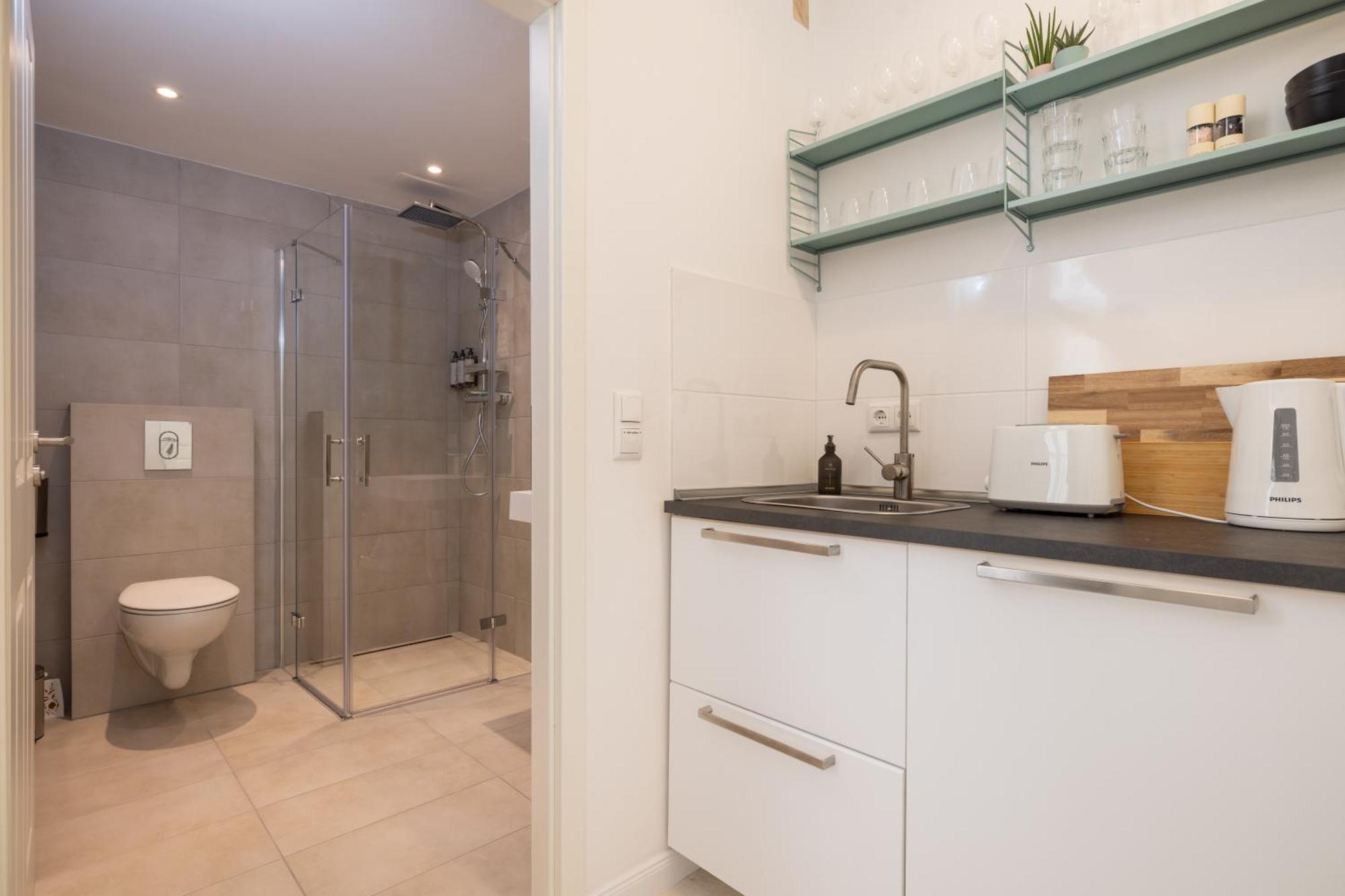 Great 2-Room Loft With 2 Bathrooms And 2 Kitchen Berlino Esterno foto
